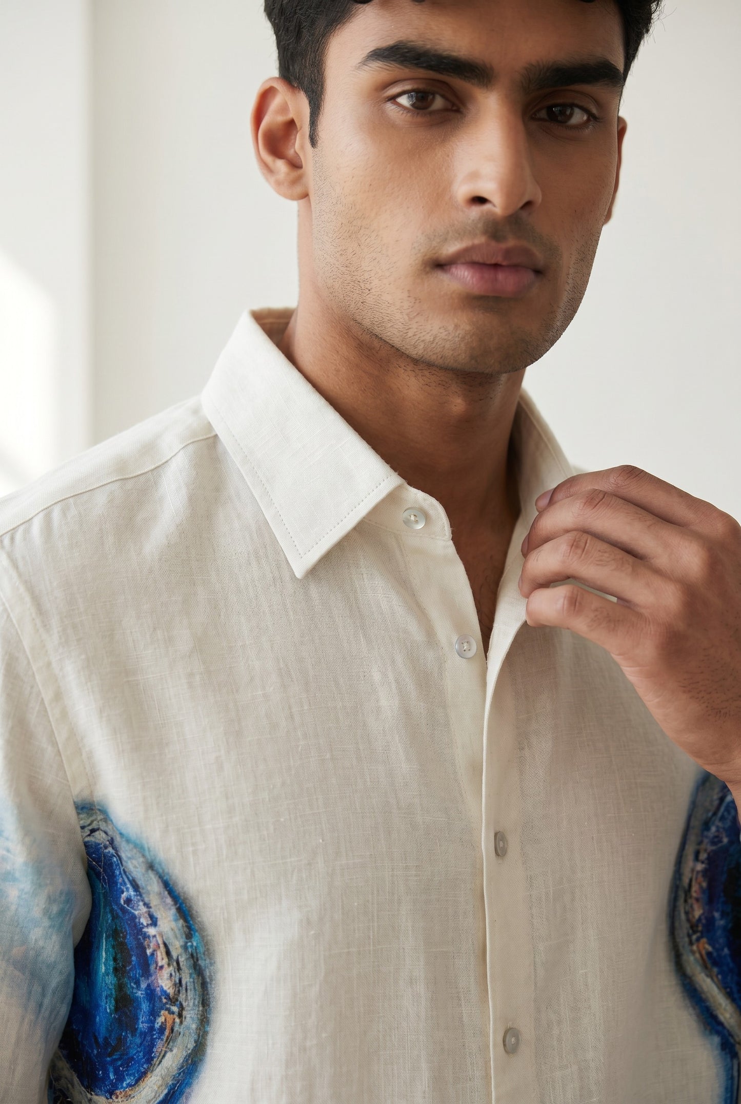 Samadhi Linen Shirt by geemeeo X Priyanka Chandra