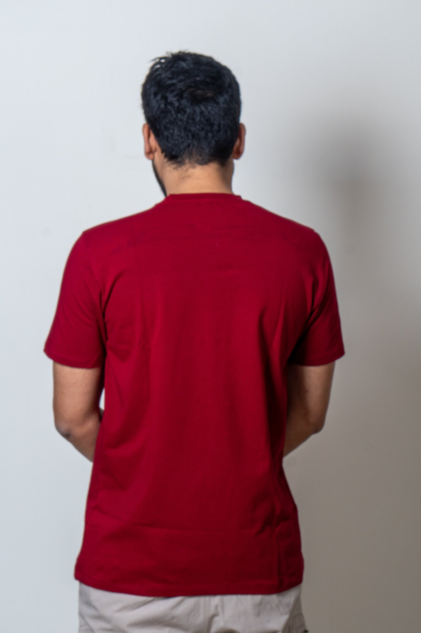 Sooma Regular Fit T-shirt back view — Memento Mori collection by GEEMEEO