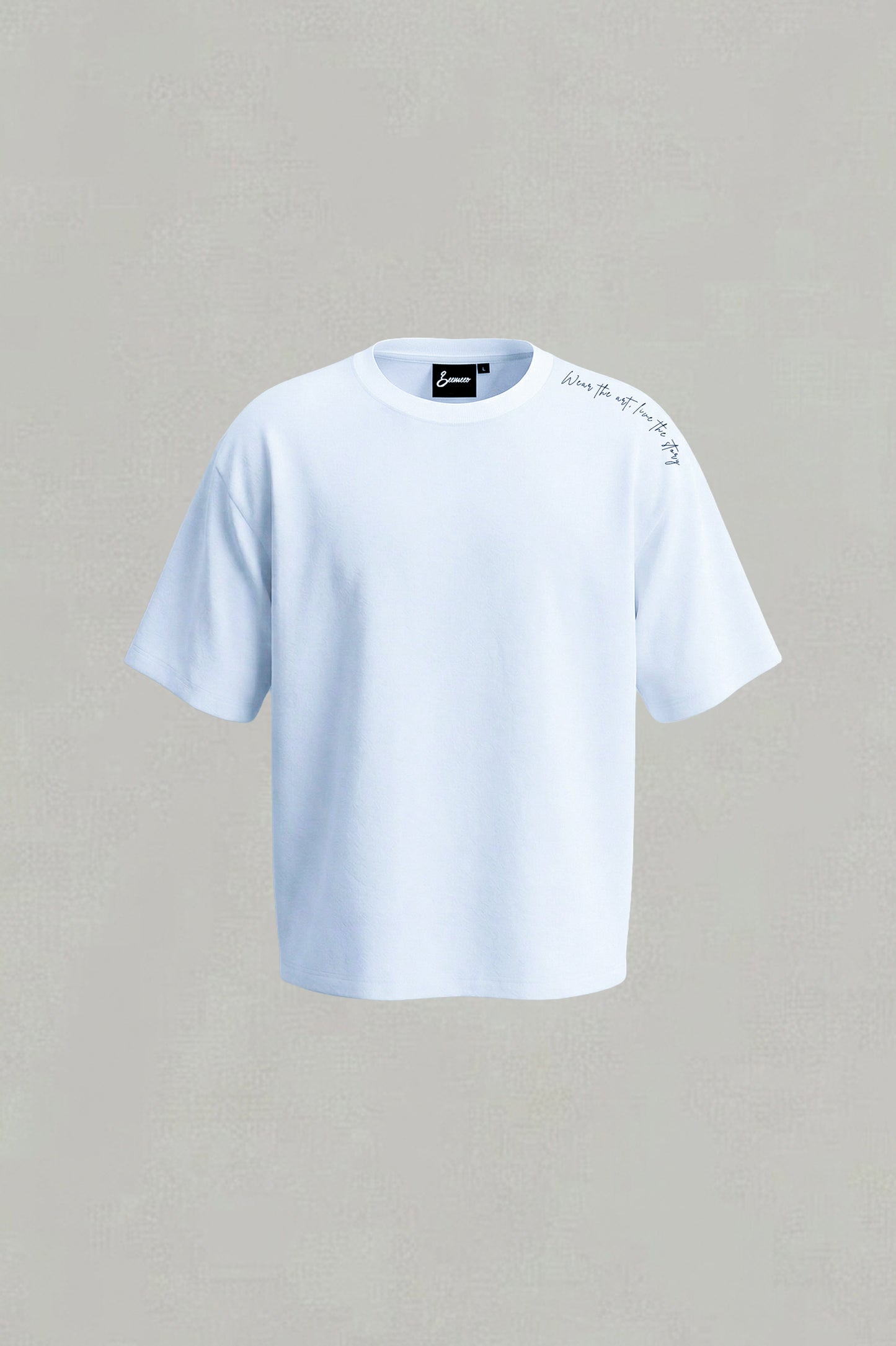 Kyoko Oversized T-shirt — Memento Mori wearable art by Priyanka Chandra for GEEMEEO