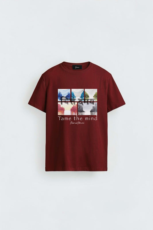 Sooma Regular Fit T-shirt ghost mannequin front — Memento Mori collection by GEEMEEO