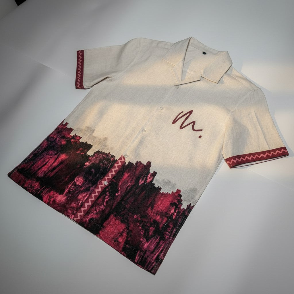 Eden Linen Shirt by geemeeo X Priyanka Chandra