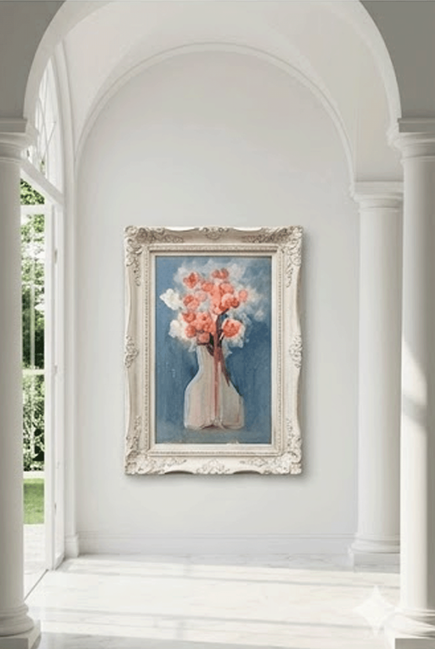 Impressions of Flowers in a Vase