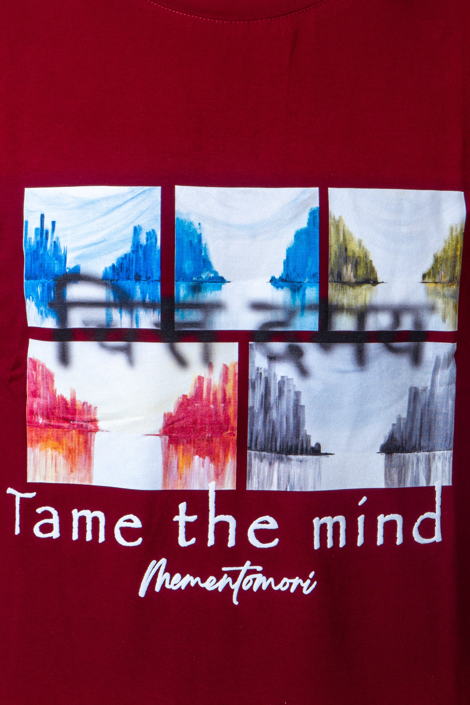 Sooma Regular Fit T-shirt detail — limited edition art print by Priyanka Chandra