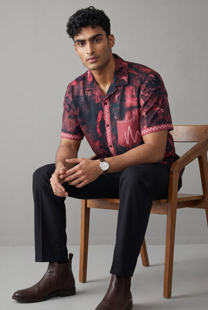 Aura Linen Shirt by geemeeo X Priyanka Chandra
