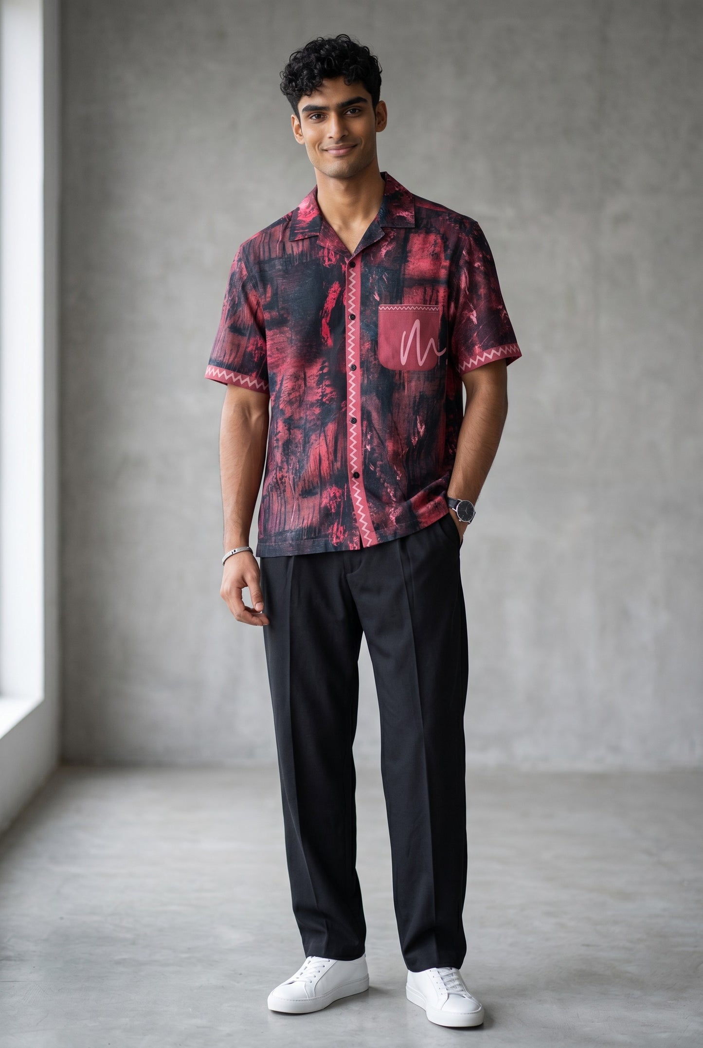 Aura Linen Shirt by geemeeo X Priyanka Chandra