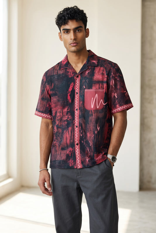 Aura Linen Shirt by geemeeo X Priyanka Chandra