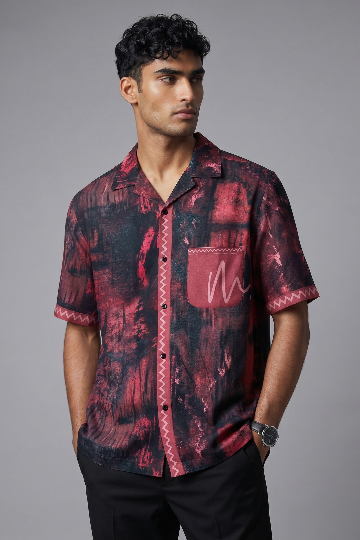 Aura Linen Shirt by geemeeo X Priyanka Chandra
