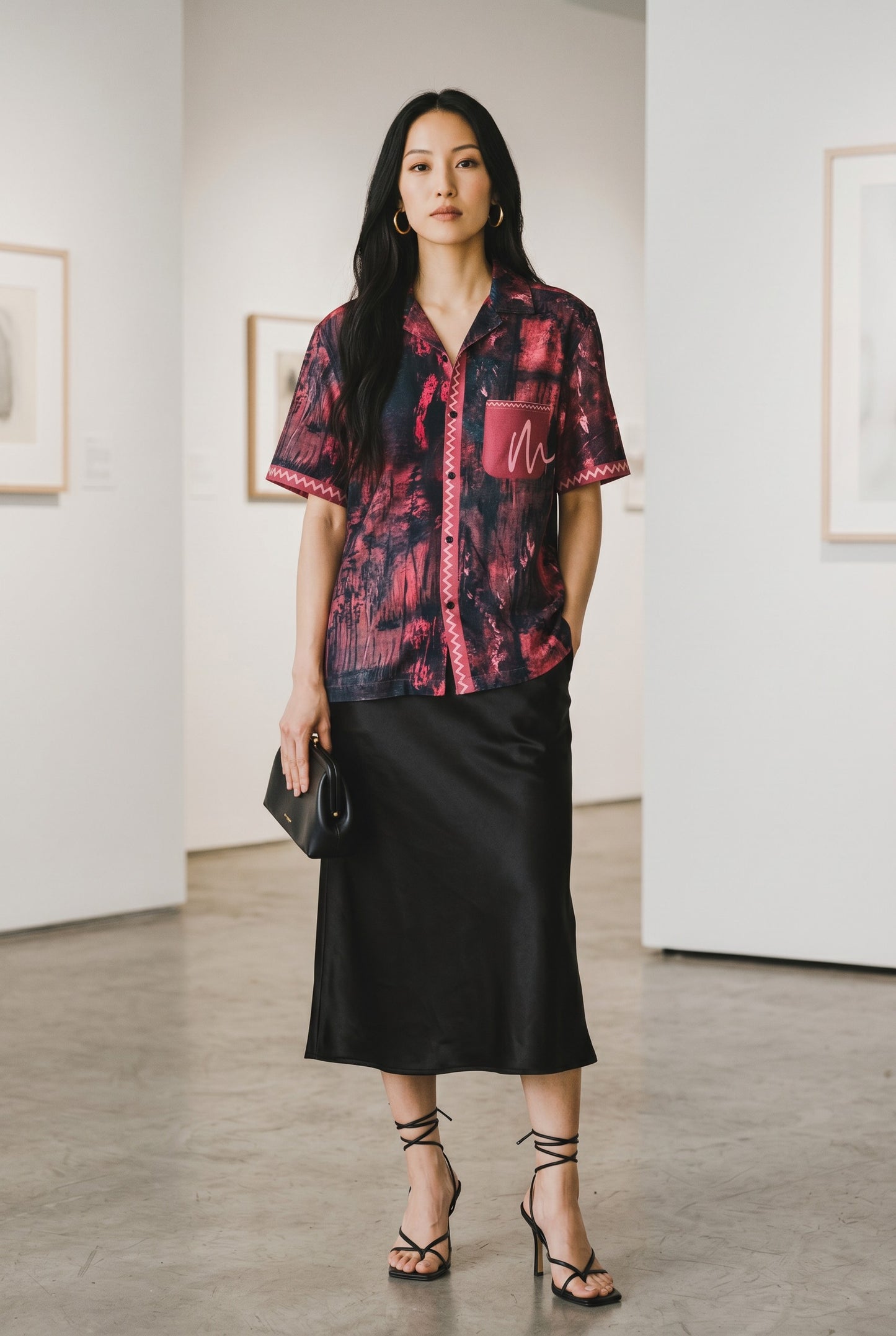 Aura Linen Shirt by geemeeo X Priyanka Chandra