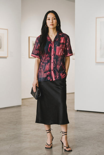 Aura Linen Shirt by geemeeo X Priyanka Chandra