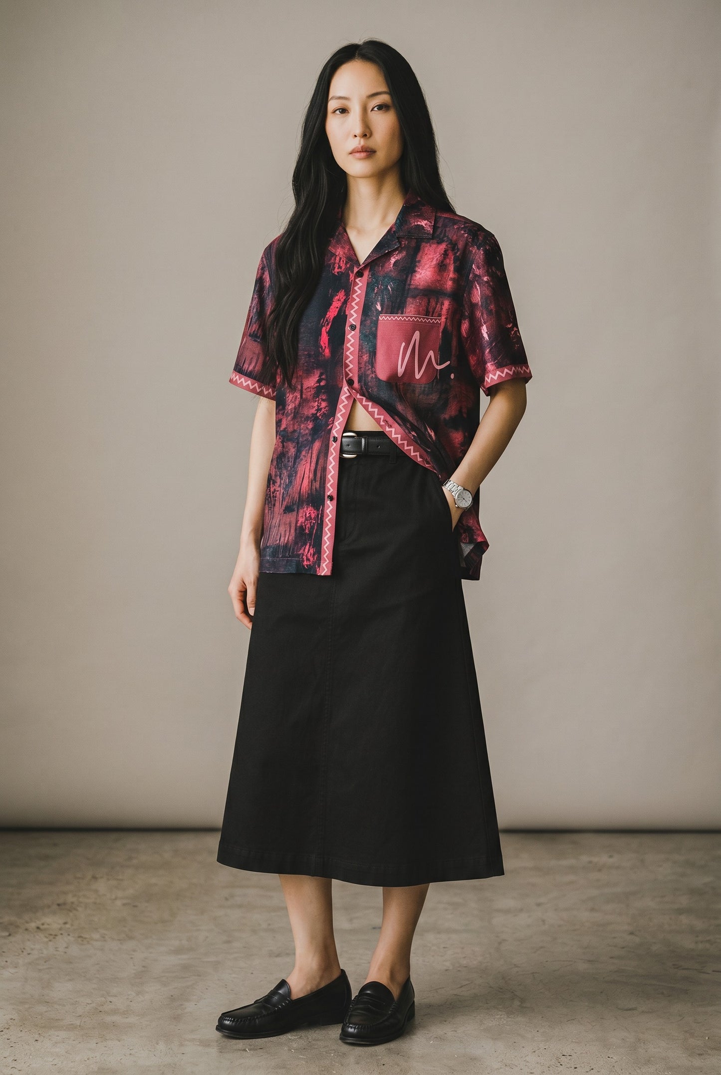 Aura Linen Shirt by geemeeo X Priyanka Chandra