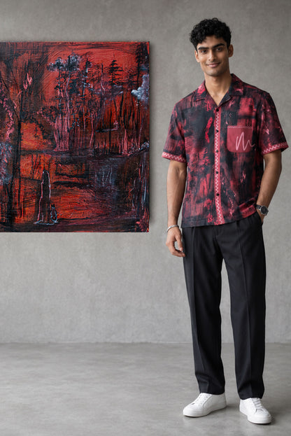Aura Linen Shirt by geemeeo X Priyanka Chandra