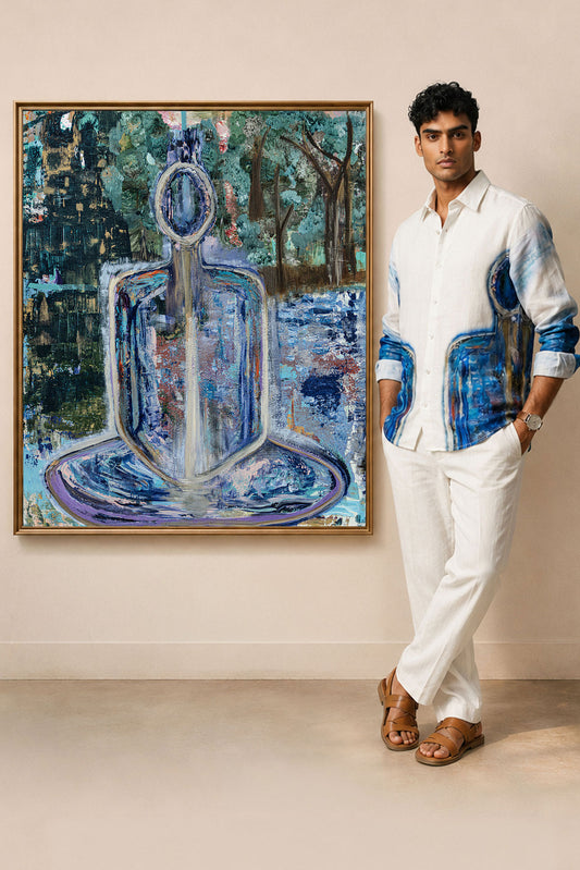 Samadhi Linen Shirt by geemeeo X Priyanka Chandra