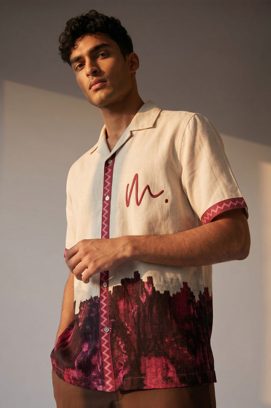 Eden Linen Shirt by geemeeo X Priyanka Chandra