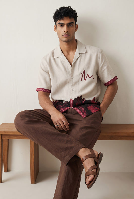 Eden Linen Shirt by geemeeo X Priyanka Chandra