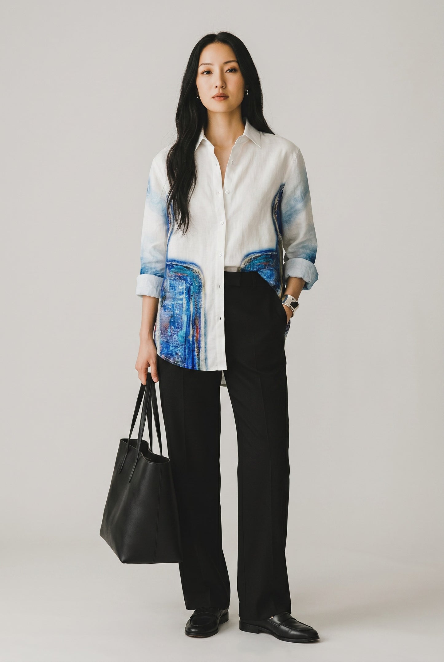 Samadhi Linen Shirt by geemeeo X Priyanka Chandra